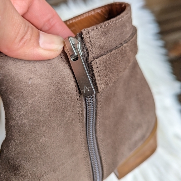 Aquatalia Suede Leather Ankle Boots - Picture 10 of 15